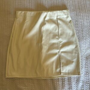 Better Be Pleather Mini Skirt